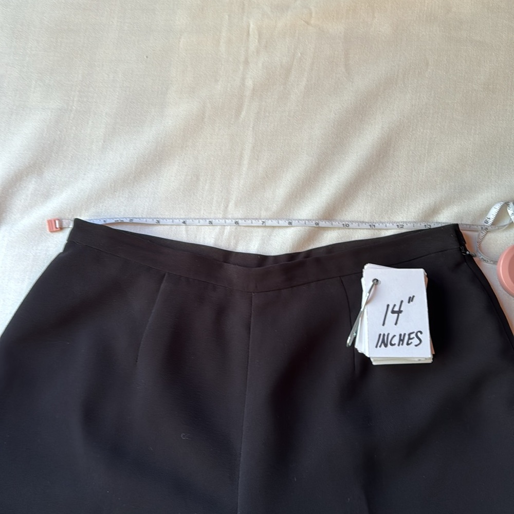 Le Suit Dress Pants Fully Lined Black Slacks - 10 Petite - Picture 7 of 7
